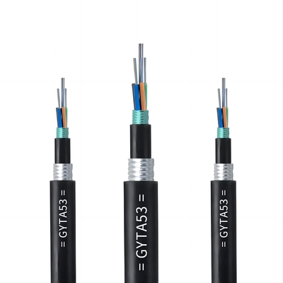GYTA53 Armoured Direct Buried Fiber Optic Cable 12-48 Cores