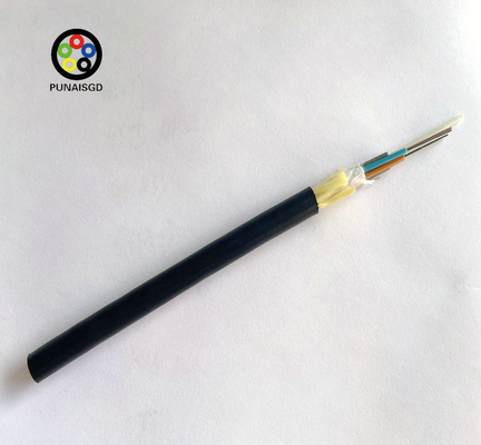 ADSS Fiber Optic Cable 13.5mm PE Sheath Aerial Installation -40°C to +70°C