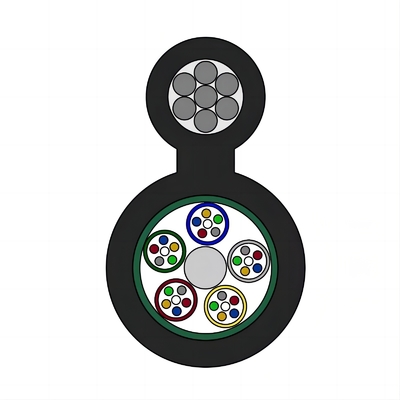 장갑 항공기 그림 8 광섬유 케이블 Gytc8s 8 코어 야외