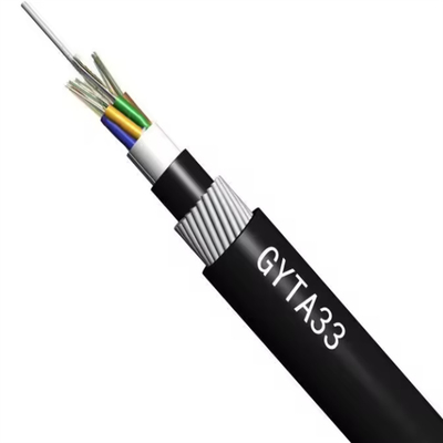 GYTA33 12-36 Core Steel Armored Direct Burial Fiber Optic Cable