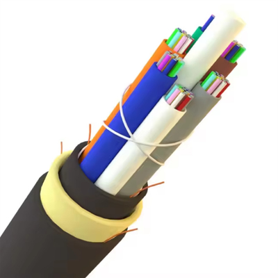 ADSS Fiber Optic Cable 24 Core PE Sheath All Dielectric Self Supporting