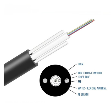 GYFXTY 12 Core Single Mode Outdoor Fiber Optic Cable