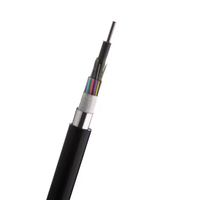 GYTA Outdoor Armored Fiber Optic Cable 12 24 Cores PE Jacket