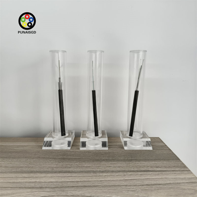 GYFXTBY outdoor optic cable flat optical fiber GYFXTBY SM FRP central dunble tube
