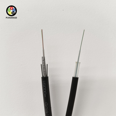 GYXTW Outdoor Armored Fiber Optic Cable 2-24 Core Single Mode PE Jacket