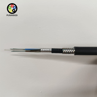 Direct Buried Cable Fiber Optic 24 Cores Gyfts53 Underground Double Jacket