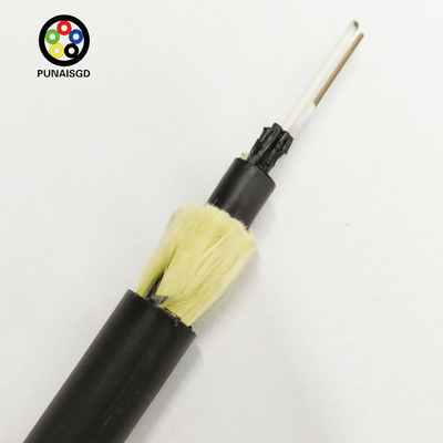 ADSS Fiber Optic Cable Single Mode G652D Double Jacket HDPE MDPE