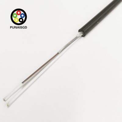 ASU Aerial Fiber Optic Cable 48 72 Cores G652D FRP Strength Member
