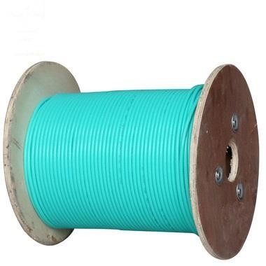 24 Core OM4 OM3 Indoor Fiber Optic Cable LSZH AQUA 8.5mm