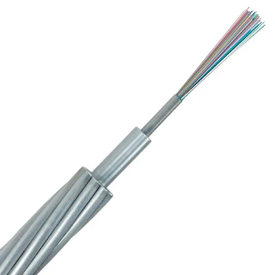 OPGW Fiber Optic Cable 48 Cores Stainless Tube Aerial Power Line