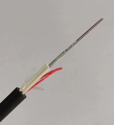 ASU-8b1.3 Outdoor Fiber Optic Cable 8 Cores FRP Strength PE Jacket
