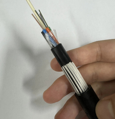 GYFTY63 24 Core Anti Rodent Fiber Optic Cable FRP Strength Member
