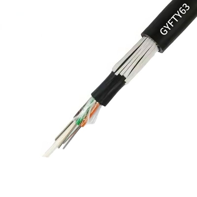 抗ガモ光ファイバーケーブル GYFTY63 24コア 48コア 抗ガモ光ファイバーケーブル 外部光ファイバー