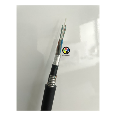 GYFTA53 Direct Buried Outdoor Optical Cable 12 Cores Double PE Sheath
