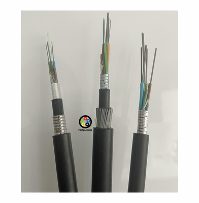 GYTA33 Steel Wire Armored Underwater Fiber Optic Cable 12-48 Core