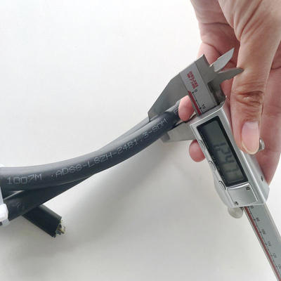 24 Core ADSS Fiber Optic Cable LSZH Aerial Self-Supporting