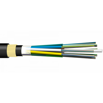 ADSS Fiber Optic Cable 8 Core Self-Supporting Aerial Black HDPE