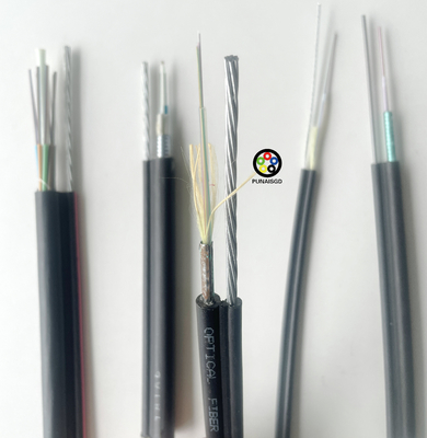 GYTC8S Aerial Figure 8 Fiber Optic Cable G652D 24 Core FRP