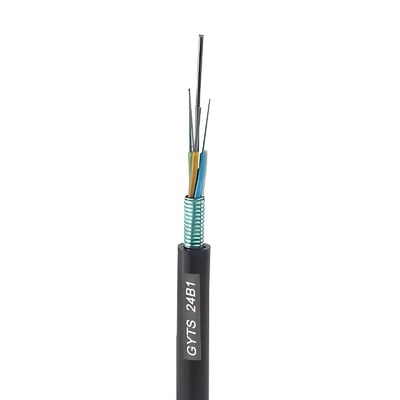 Duct Cable GYTS Outdoor Armored Fiber Optic Cable Anti Rodent