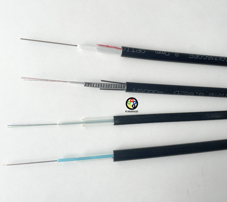 Aerial Outdoor Fiber Optic Cable GYXTW 2B1 8mm Diameter