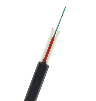 야외 광섬유 케이블 공장 FTTH 에어리얼 2 4 8 12 24 코어 플래트 드롭 광섬유 케이블 미터 가격