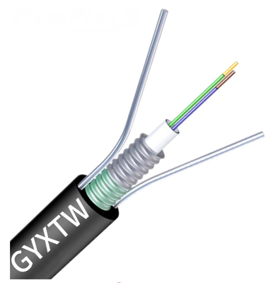 Outdoor Armored Fiber Optic Cable GYXTW 12 Core Single-Mode Aerial
