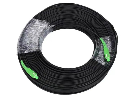 FTTH продукты оптический кабель FTTH самоподдерживающийся GJYXCH Внутренний одномодный волокно 12 4 ядра