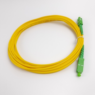 FTTH 제품 야외 5.0×2.0mm 1미터 SM 심플렉스 9125 FTTH 드롭 케이블 패치 코드 LC SC PC SC APC 커넥터 심플렉스 광섬유 패치 코드