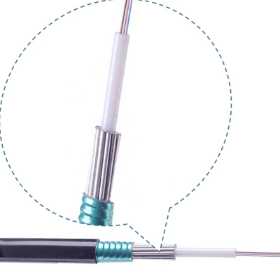 GYXTS Steel Tape Armored 6 Core Anti Rodent Fiber Optic Cable