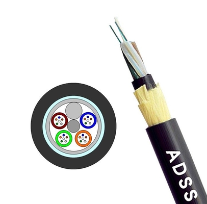 ADSS 광섬유 케이블 80m 100m 120m 200m 스판 ADSS 광섬유 케이블