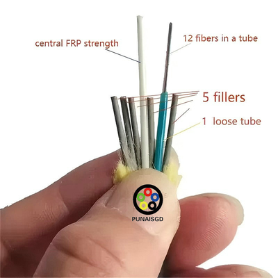 ADSS Fiber Optic Cable G652D 32-144 Core Aerial Installation