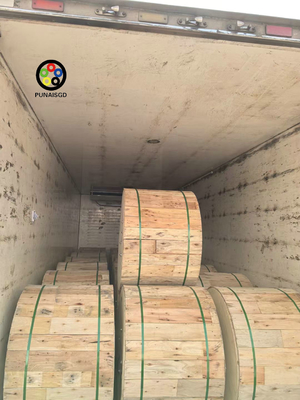 기기 그림 8 광섬유 케이블 24 코어 외관 G652D GYTC8S 오버헤드 에어리언용 자부장 광 케이블