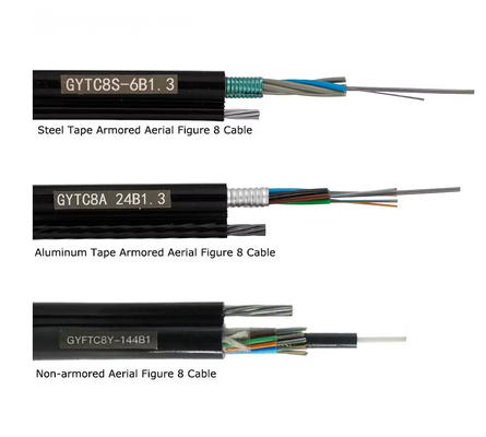 Aerial Figure 8  Single Mode Outdoor Fiber Optic Cable Gyftc8s