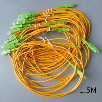 SC/APC-SC/APC 3m Single Mode Duplex Fiber Patch Cord G652D/G657A1
