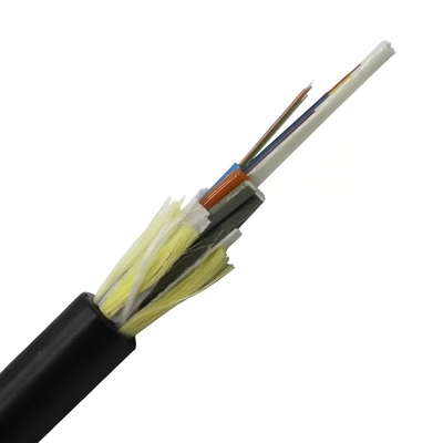 ADSS Fiber Optic Cable 12-144 Core SM G652D Double Jacket HDPE