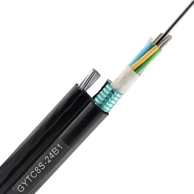 GYTC8S Aerial Figure 8 Fiber Optic Cable 24 Strand G.652D