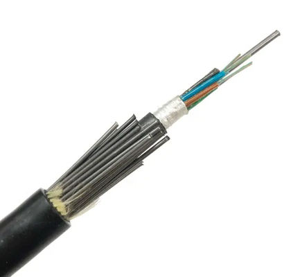 GYTA33 Steel Armored Anti Rodent Fiber Optic Cable 72-144C G652D